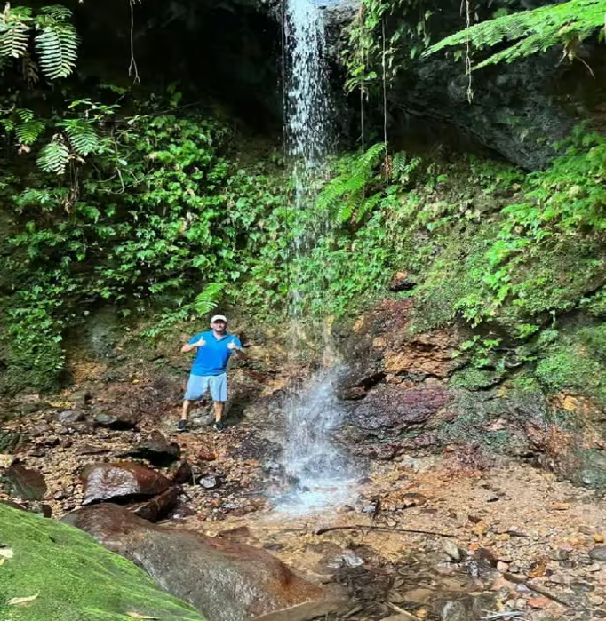 Lawyer Stephen Hike with Waterfall and Cave Hike